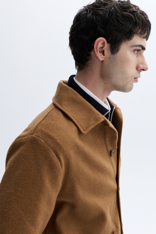 YÜN KARIŞIMLI CASUAL CEKET