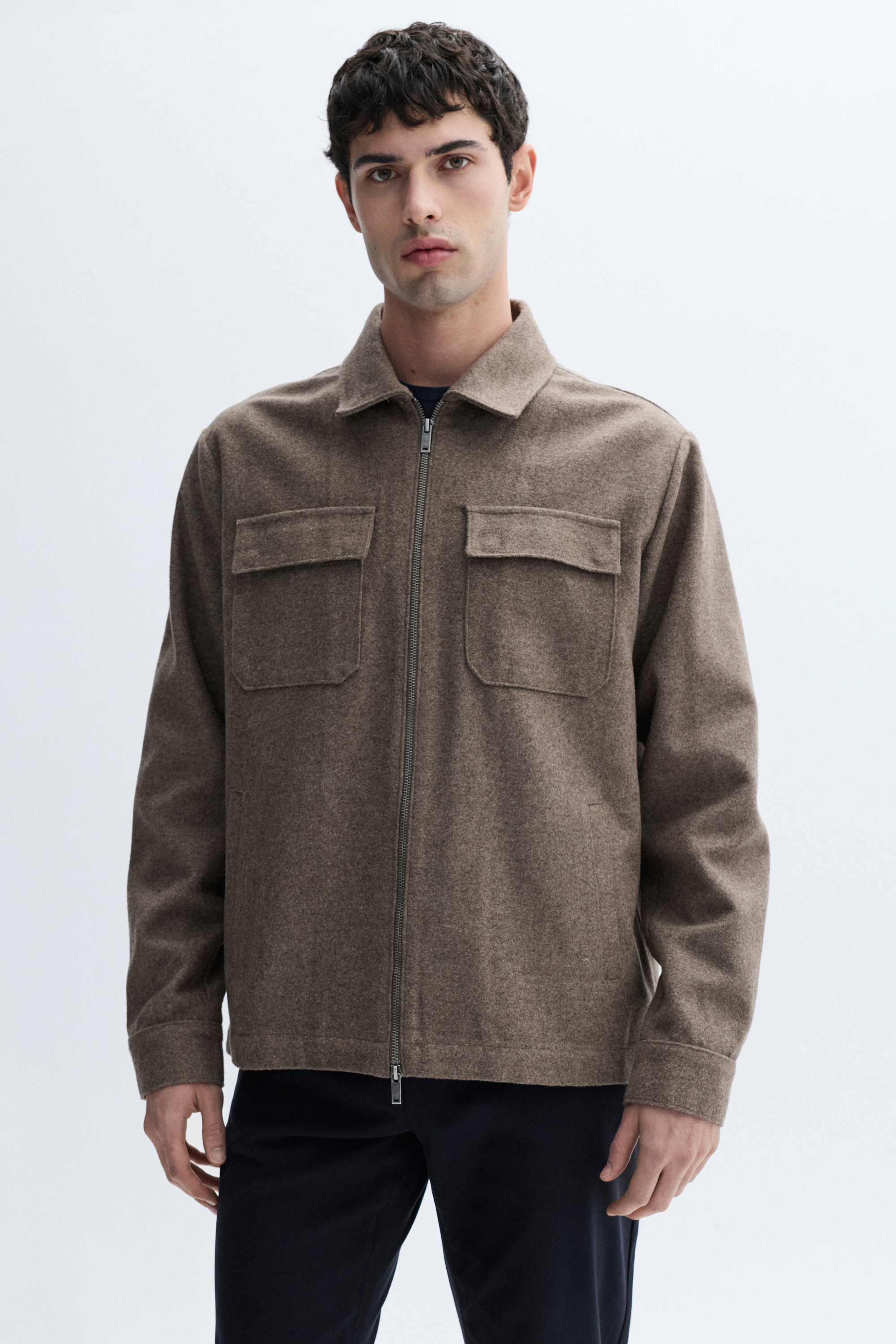 ÇİFT FERMUARLI ÇOK CEPLİ CASUAL CEKET