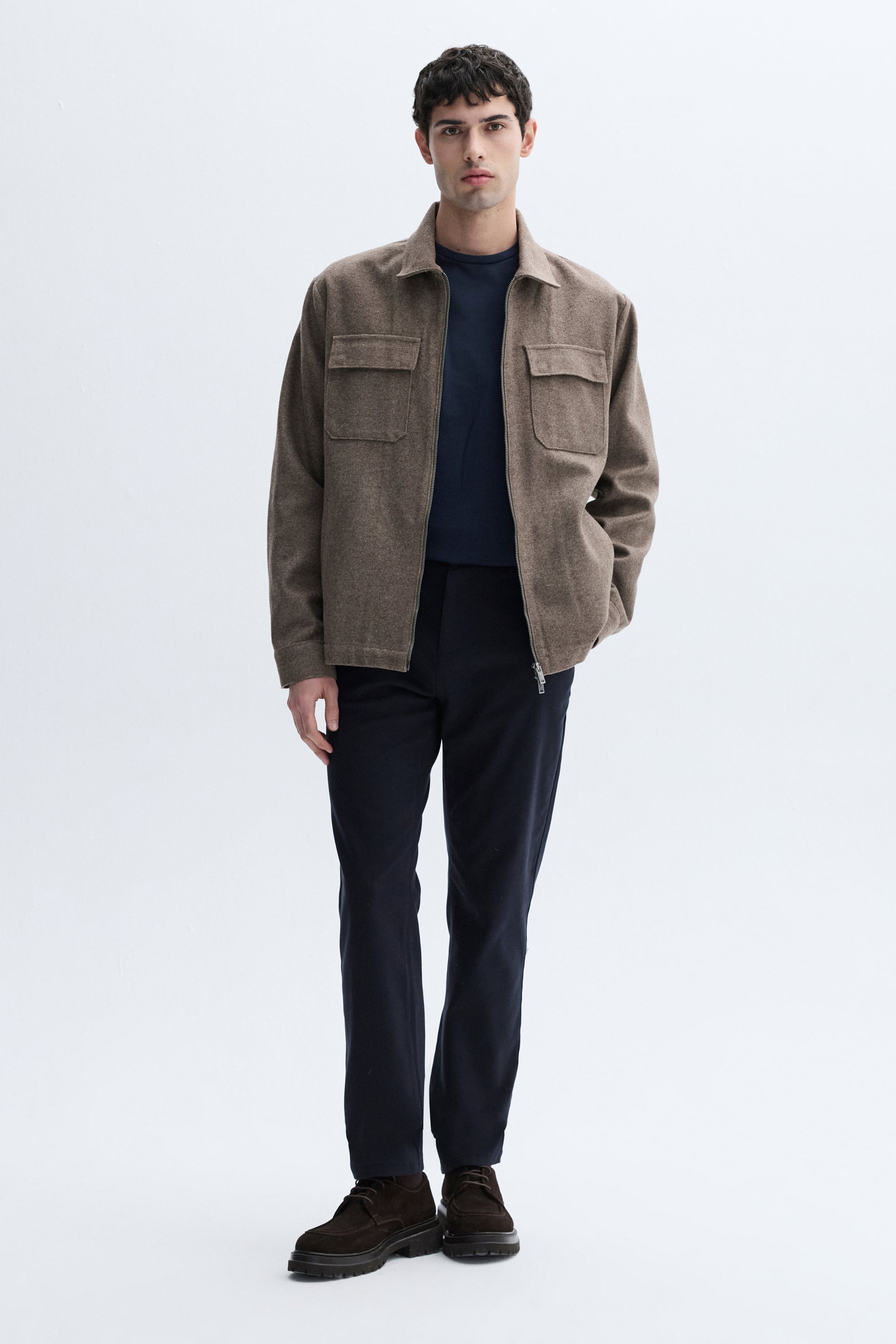 ÇİFT FERMUARLI ÇOK CEPLİ CASUAL CEKET