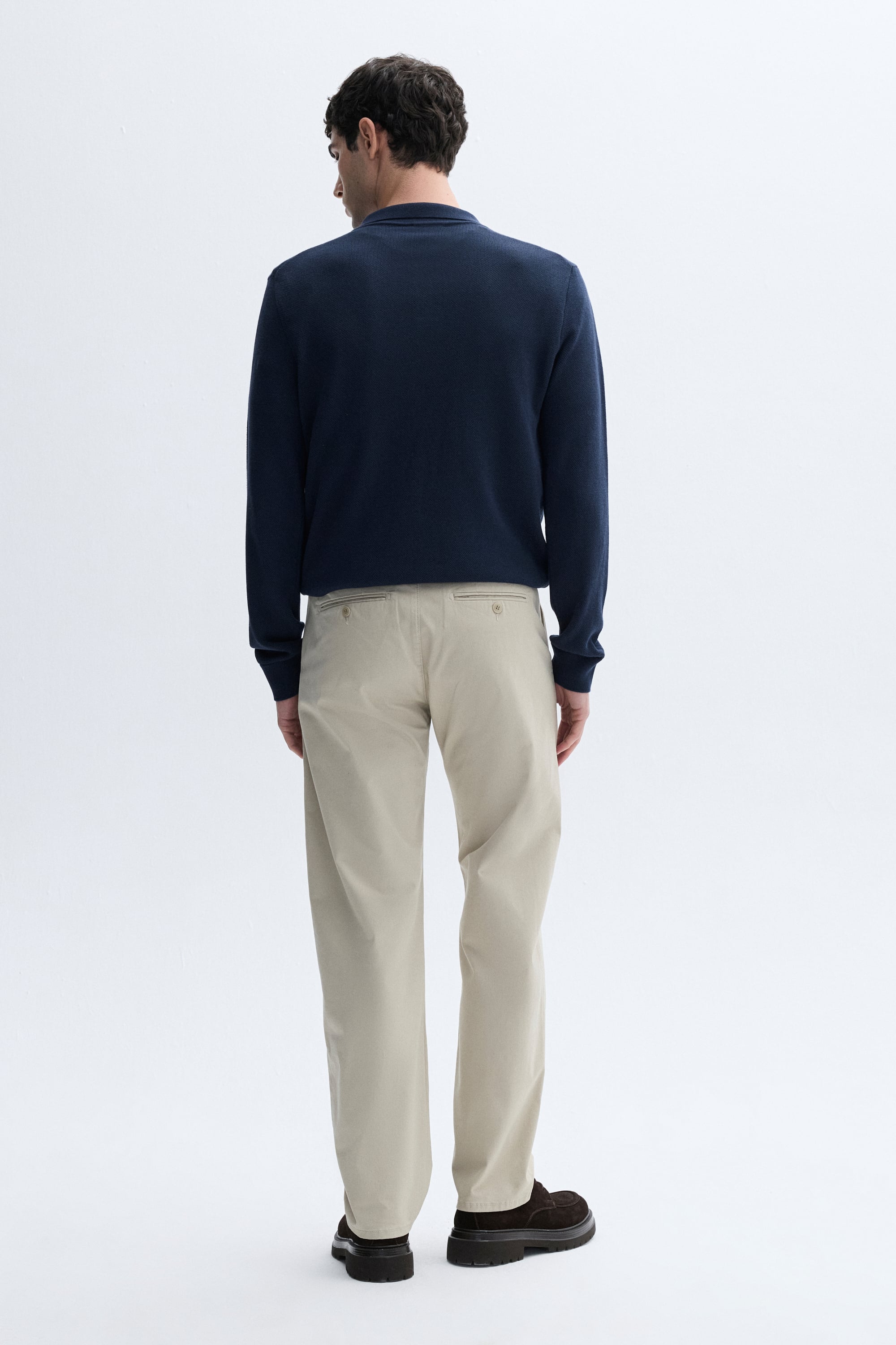 TAPERED FIT CHINO PANTOLON