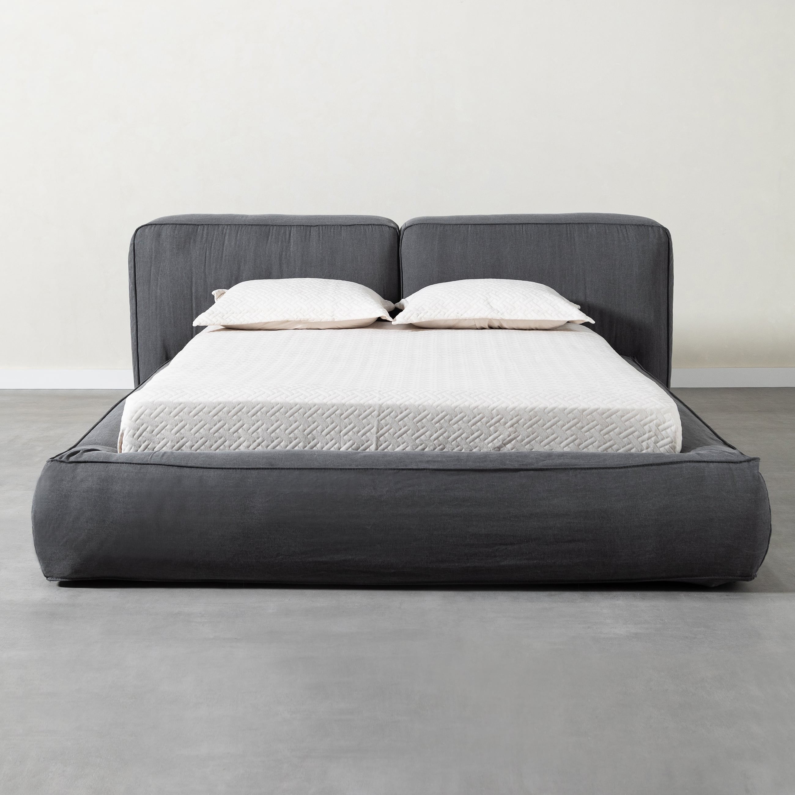SOHO ÇİFT KİŞİLİK YATAK GRİ 160X200