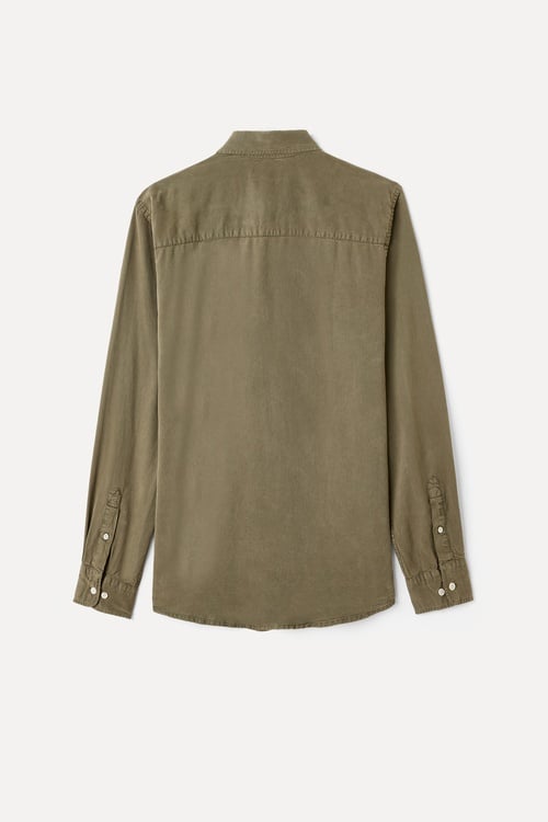  REGULAR FIT UZUN KOLLU LİYOSEL GÖMLEK