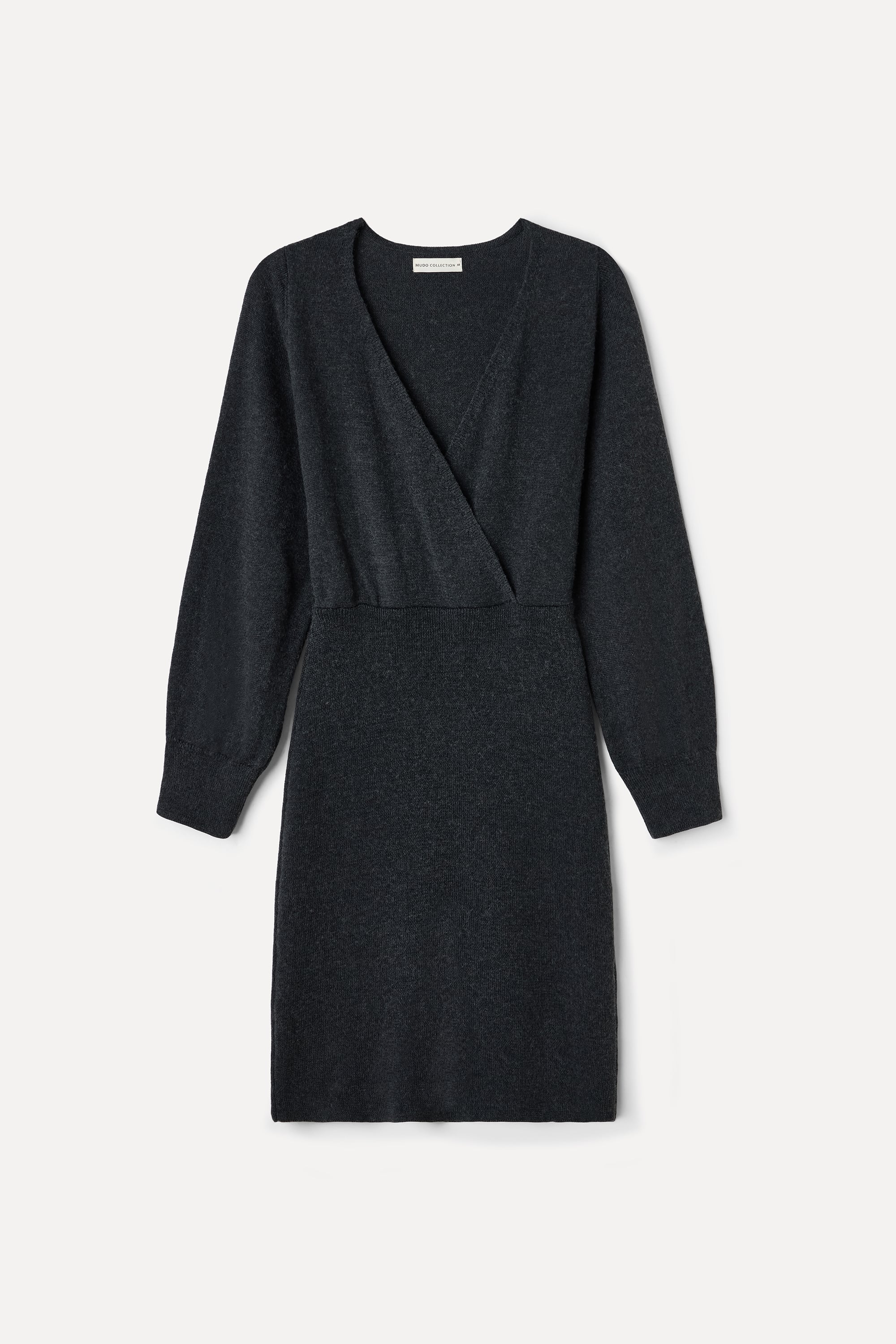 ANVELOP YAKA TRİKO MİNİ ELBİSE