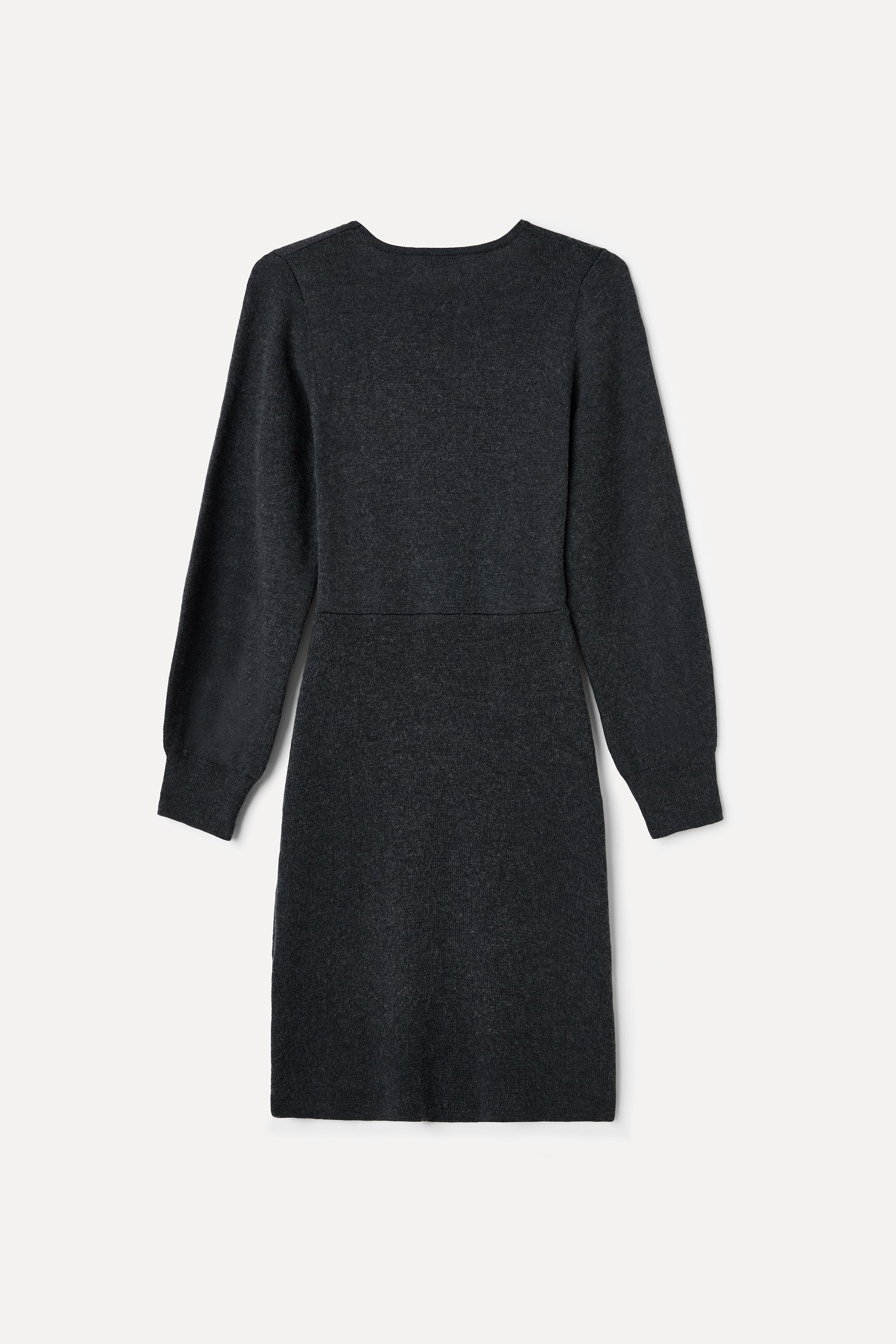 ANVELOP YAKA TRİKO MİNİ ELBİSE