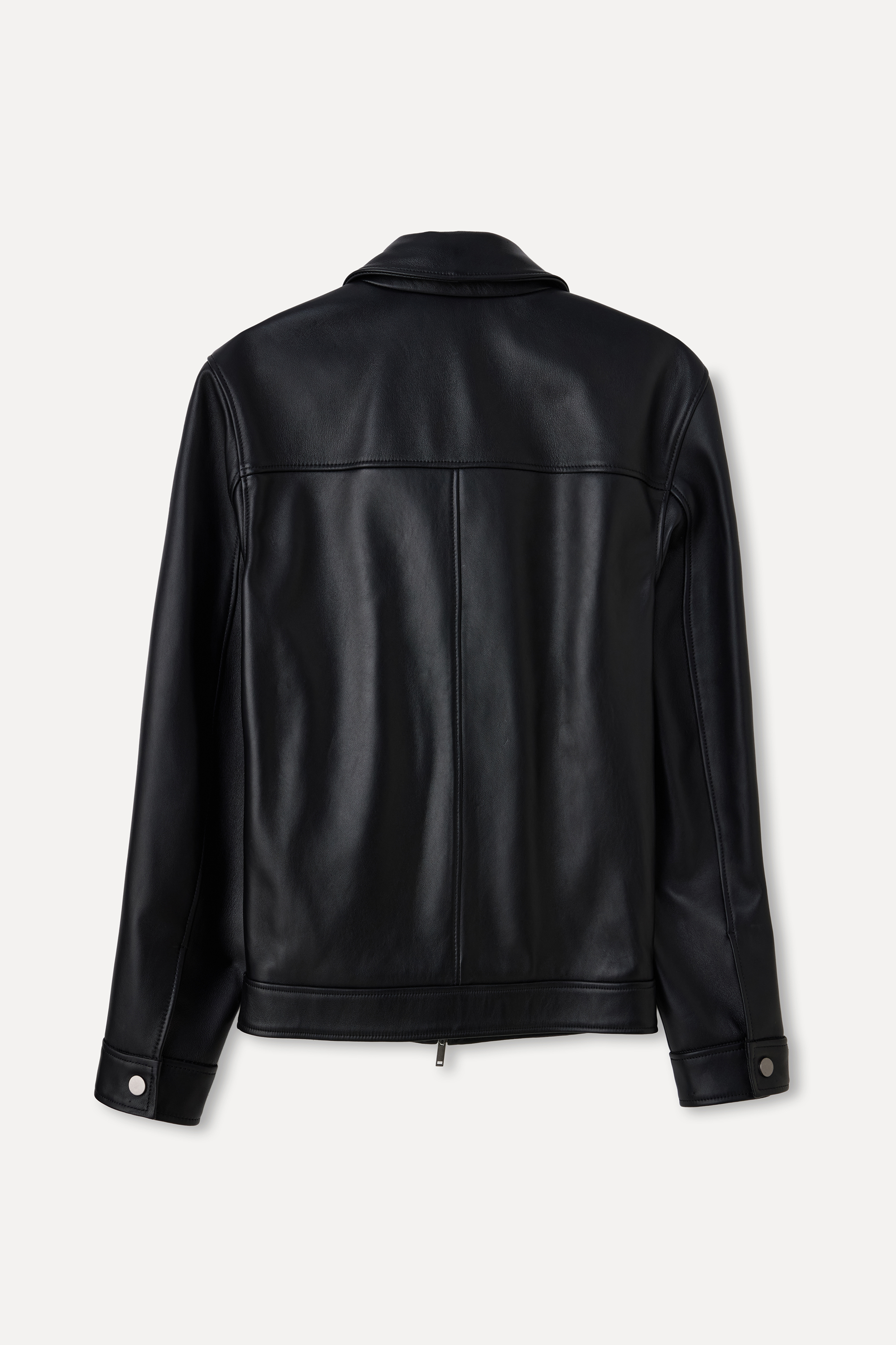 FERMUARLI HAKİKİ DERİ CEKET