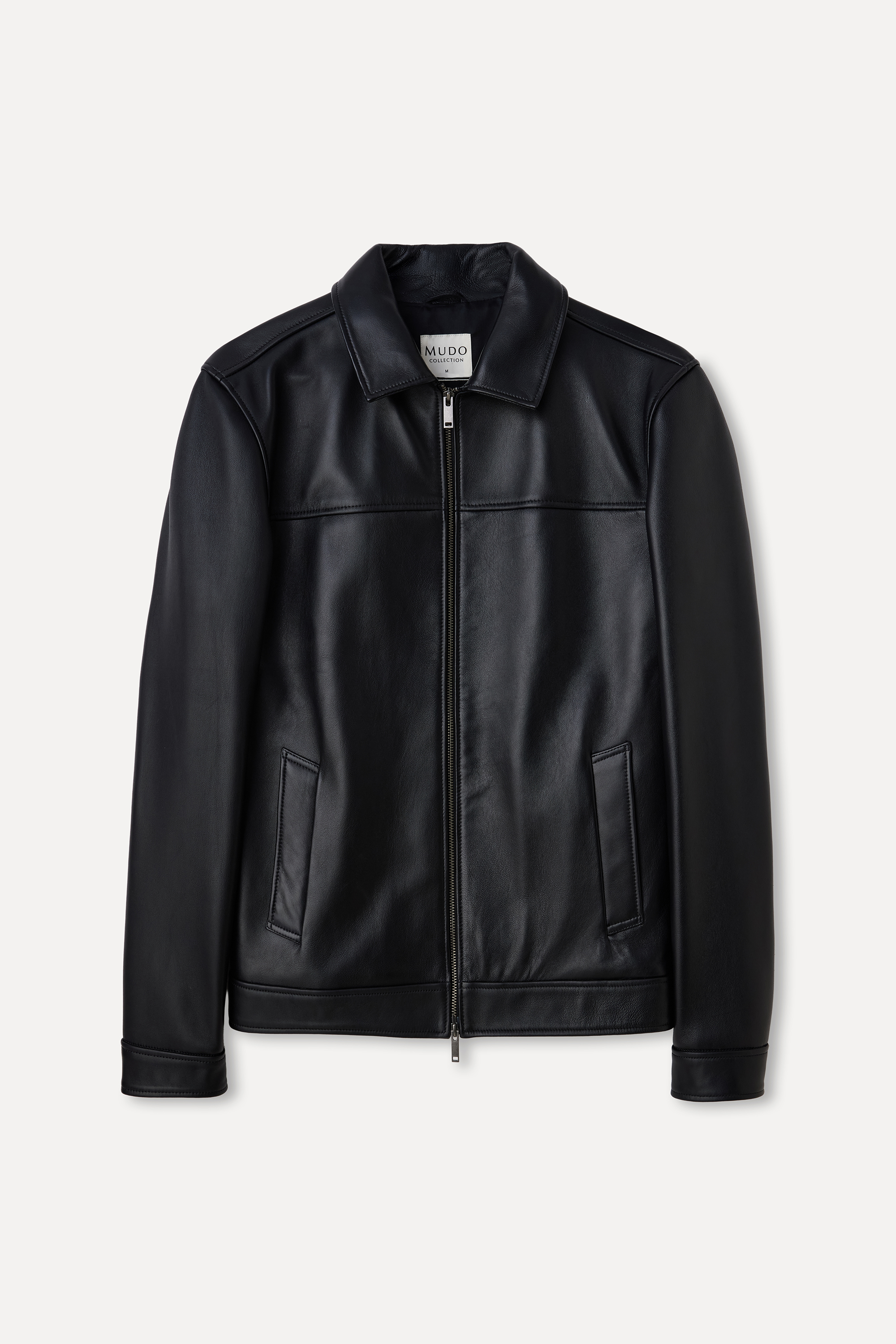 FERMUARLI HAKİKİ DERİ CEKET