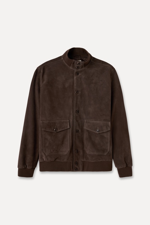  HAKİKİ DERİ SÜET DOKULU CEKET