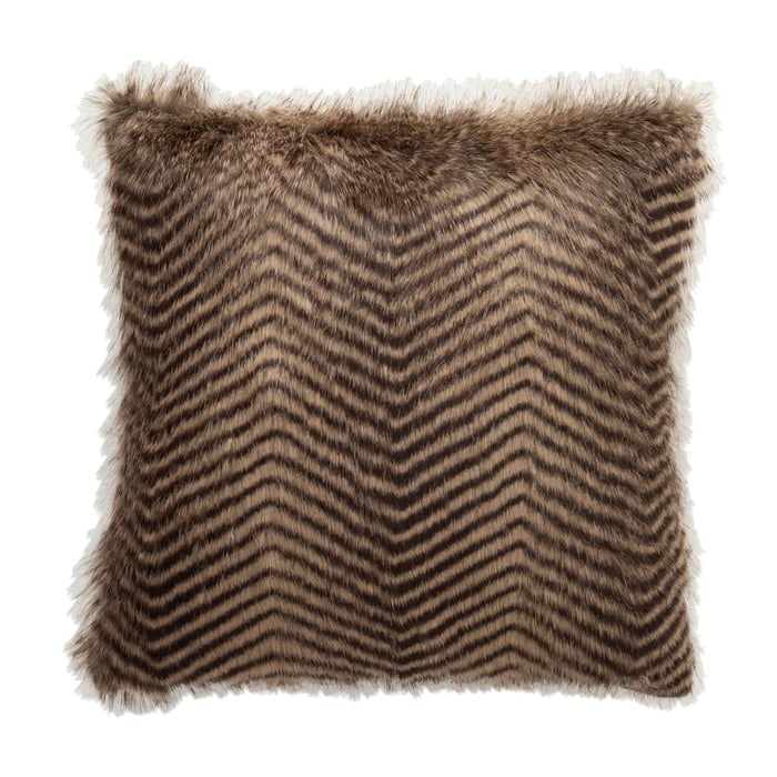 VERONICA KIRLENT SİYAH BEJ 45X45