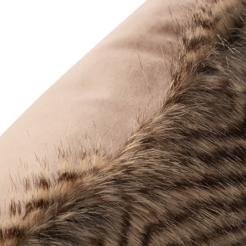 VERONICA KIRLENT SİYAH BEJ 45X45