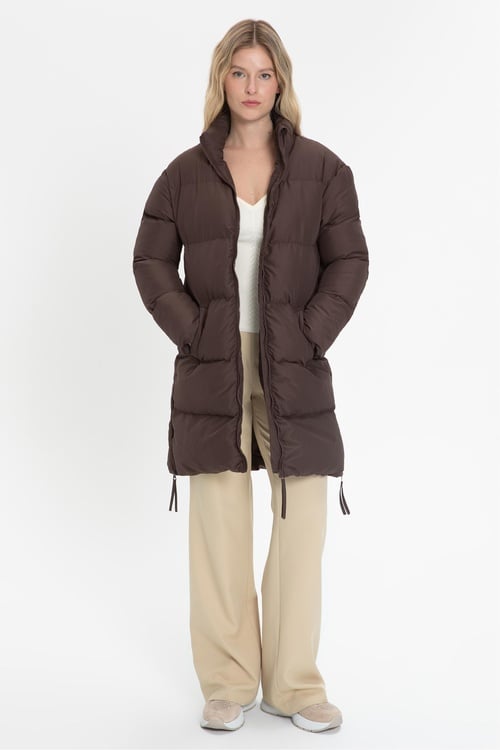  KAPİTONELİ DİK YAKA ŞİŞME MONT