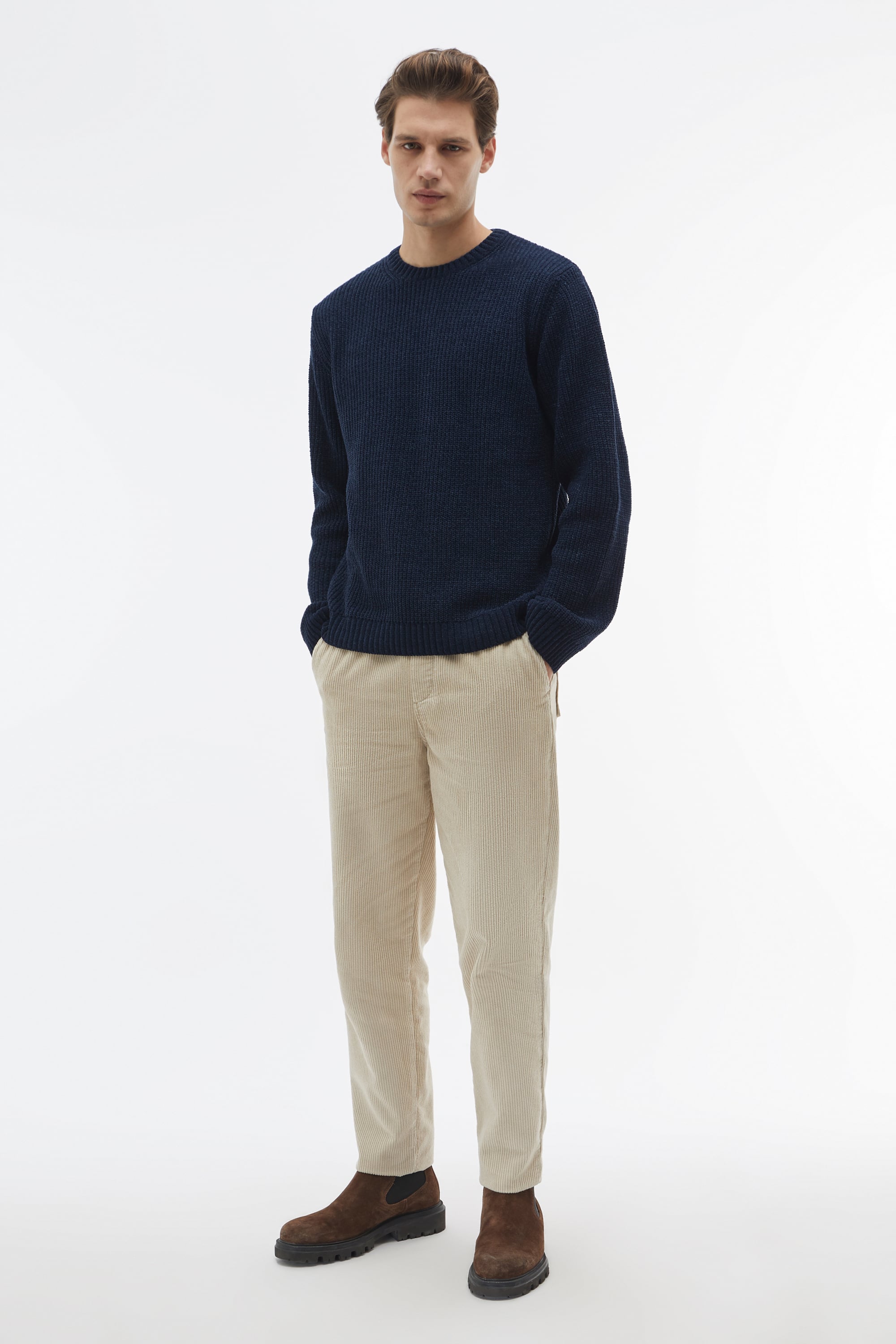 BİSİKLET YAKA KAZAK