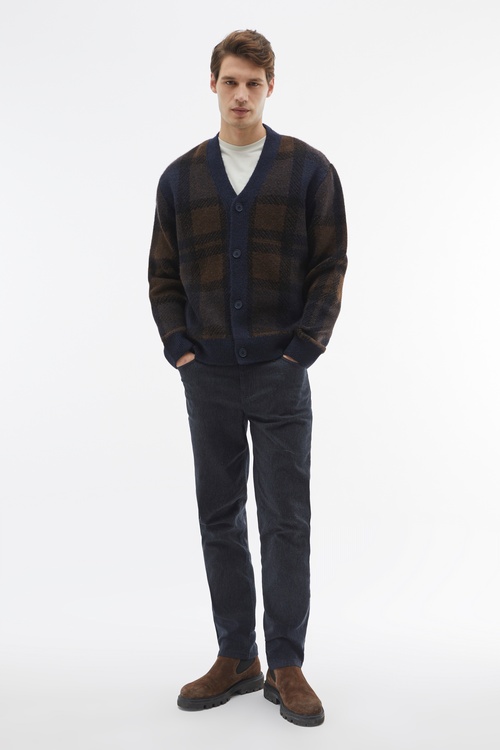  JAKARLI KARELİ LOOSE FIT HIRKA