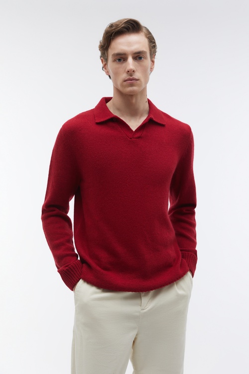  POLO YAKA TRİKO KAZAK