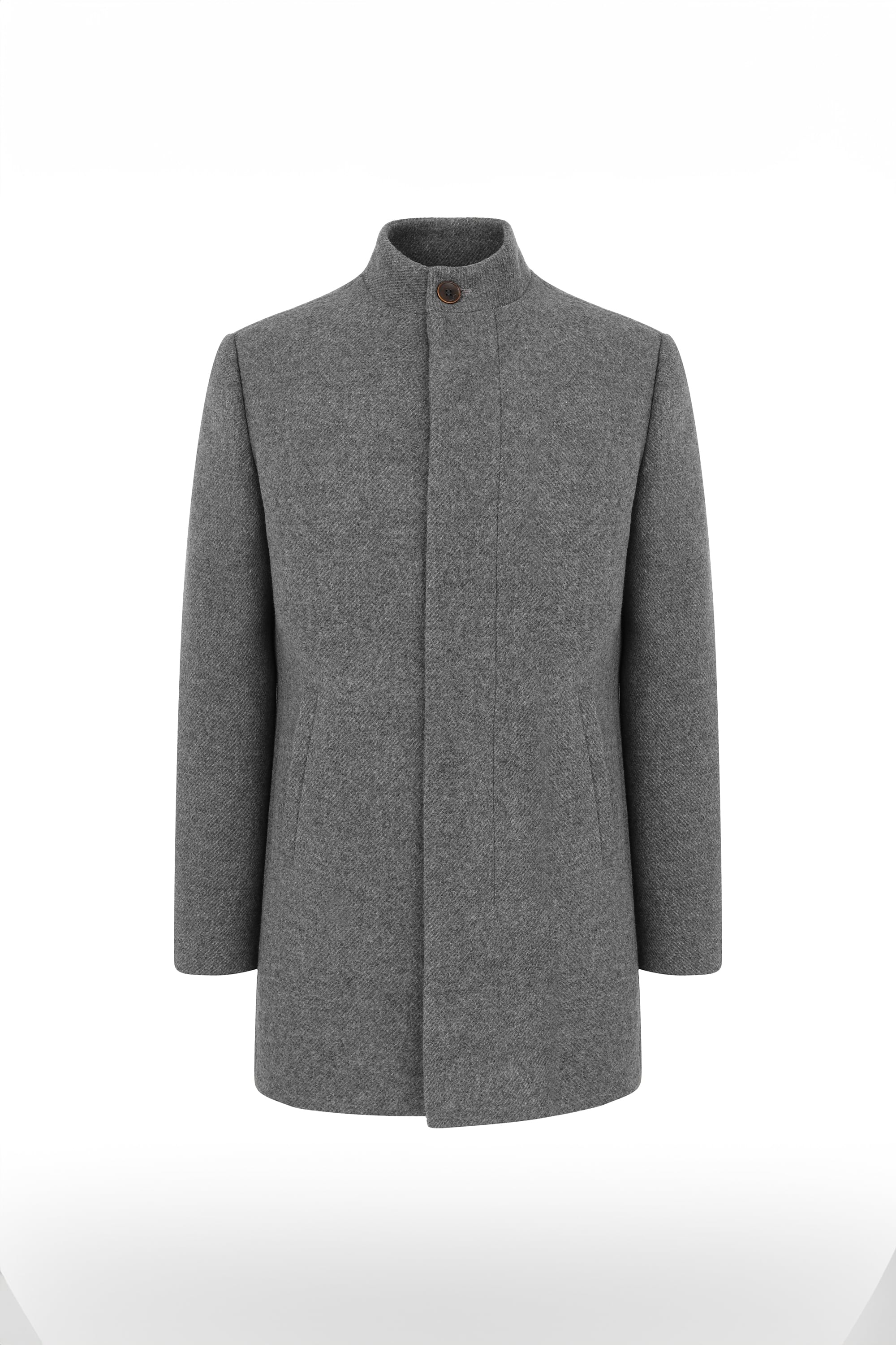 DİK YAKA CASUAL KABAN