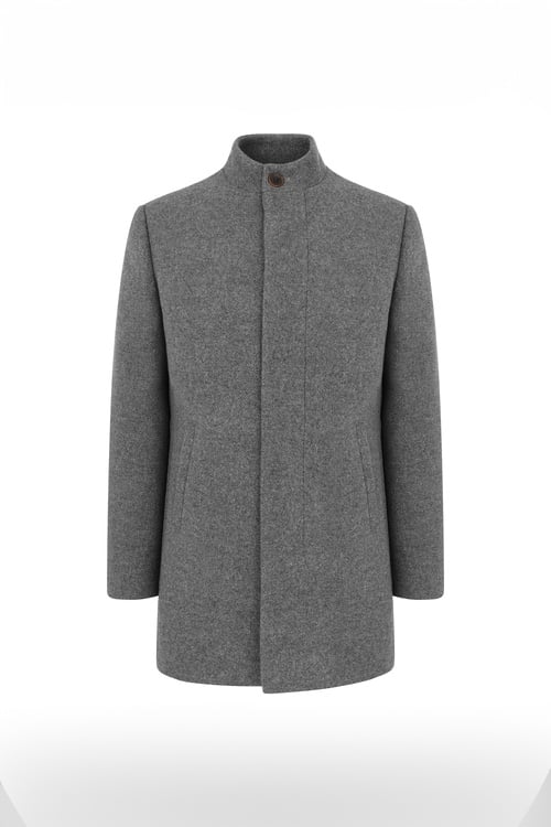 DİK YAKA CASUAL KABAN