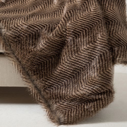 VERONICA KOLTUK ŞALI SİYAH BEJ 130X150