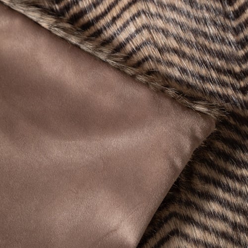 VERONICA KOLTUK ŞALI SİYAH BEJ 130X150