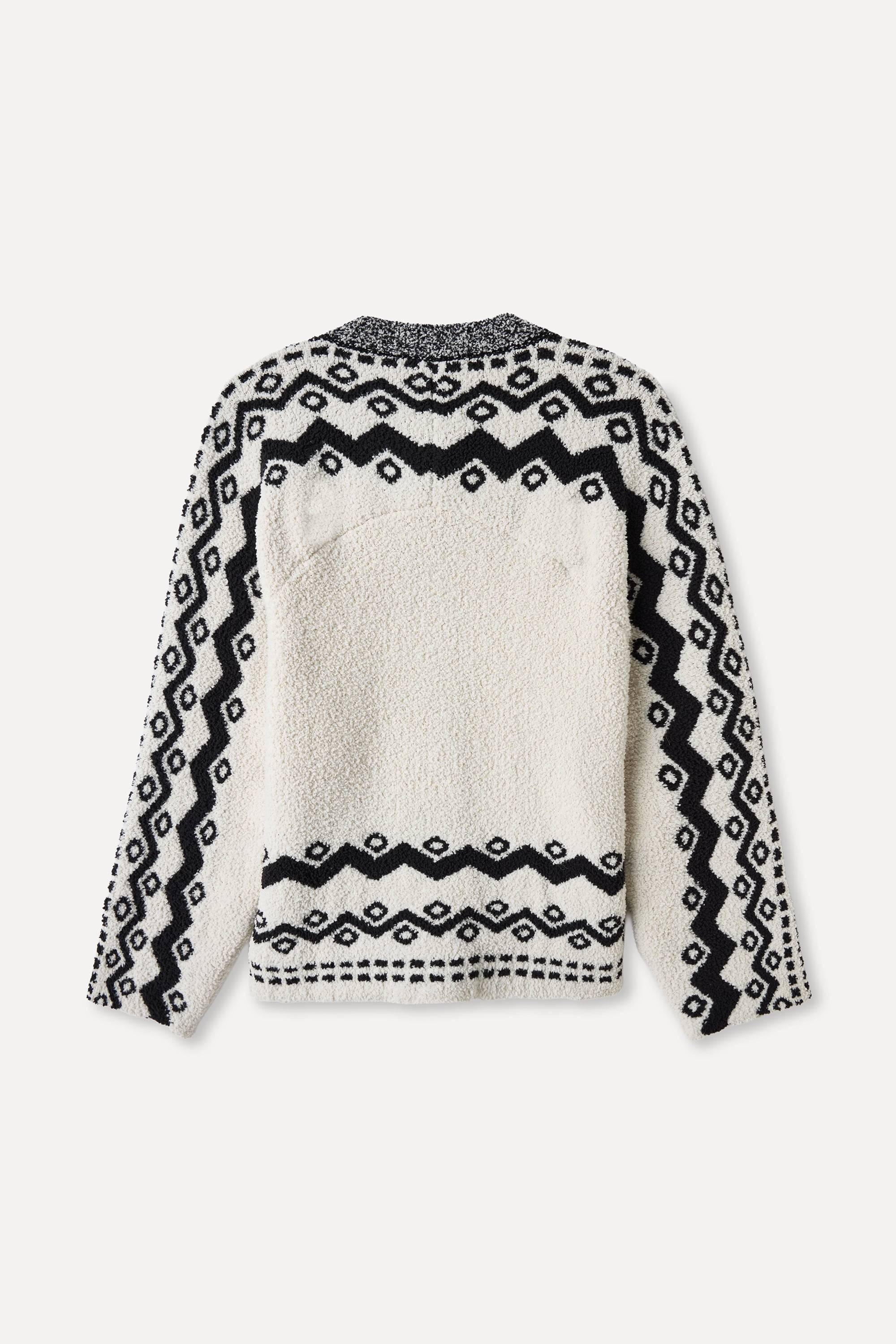 JAKARLI BİSİKLET YAKA HIRKA