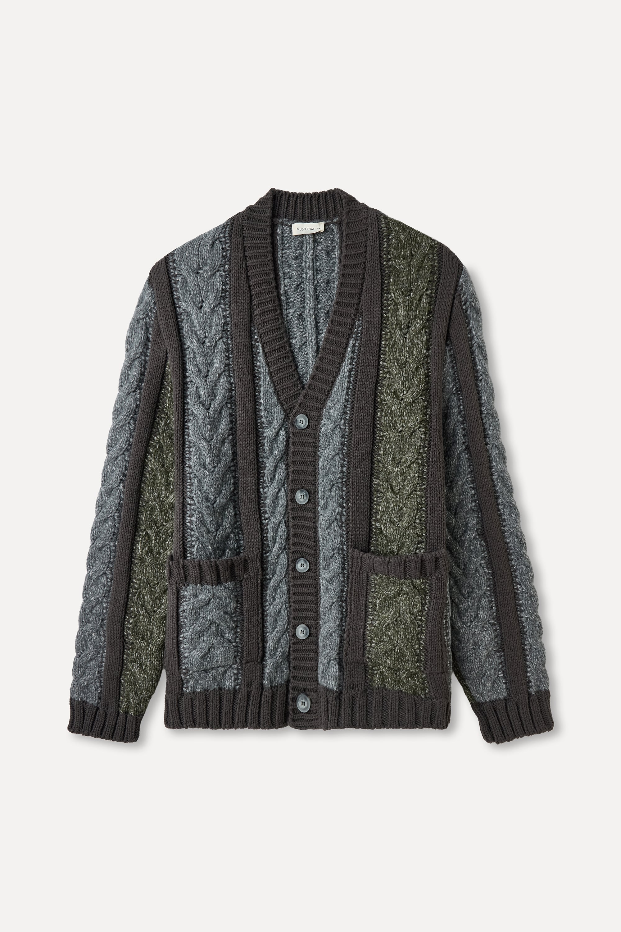 RENK BLOKLU LOOSE FIT V YAKA HIRKA