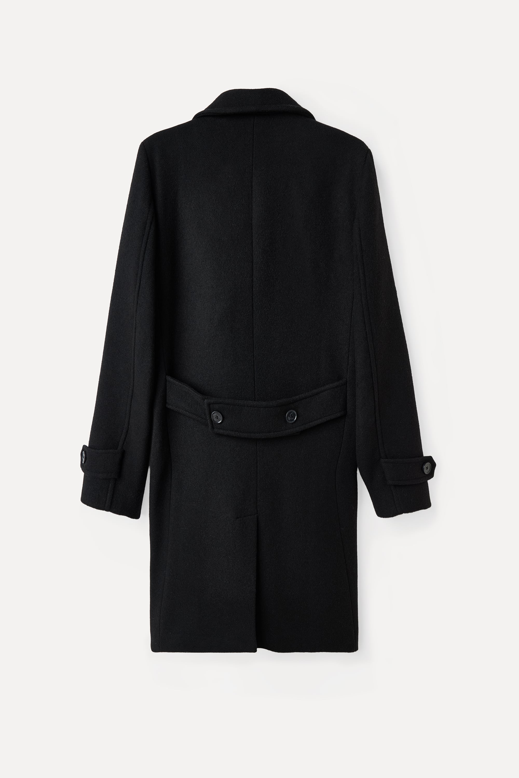 YÜN KARIŞIMLI KRUVAZE UZUN KAŞE KABAN