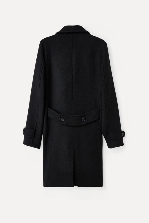 YÜN KARIŞIMLI KRUVAZE UZUN KAŞE KABAN