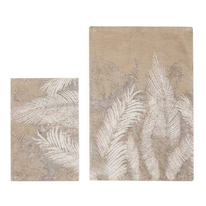 LAURA 2'Lİ BANYO PASPAS SETİ BEJ