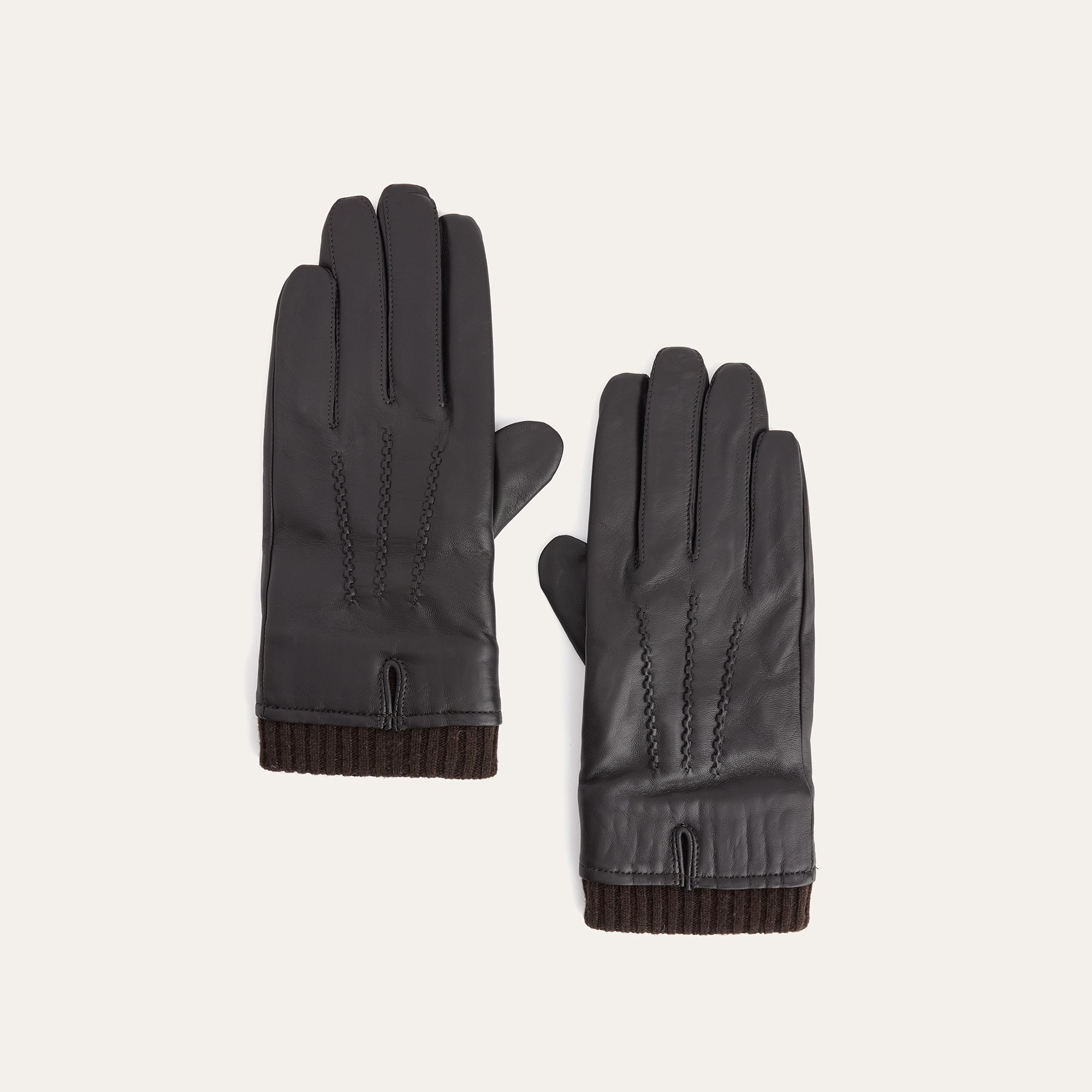 DİKİŞ DETAYLI HAKİKİ DERİ ELDİVEN