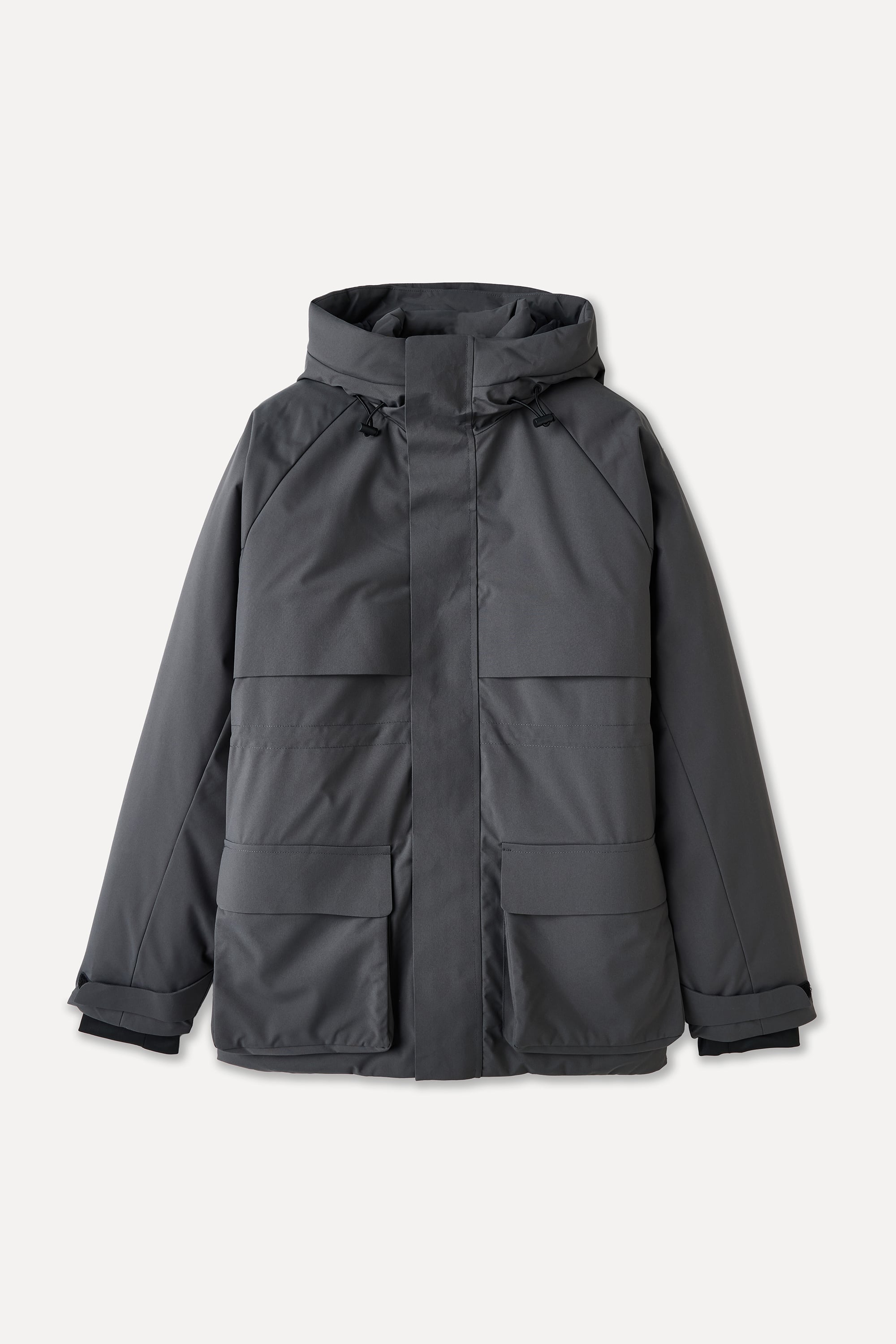 CEP DETAYLI KAPÜŞONLU MONT