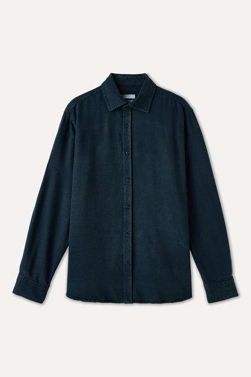  REGULAR FIT UZUN KOLLU LİYOSEL GÖMLEK