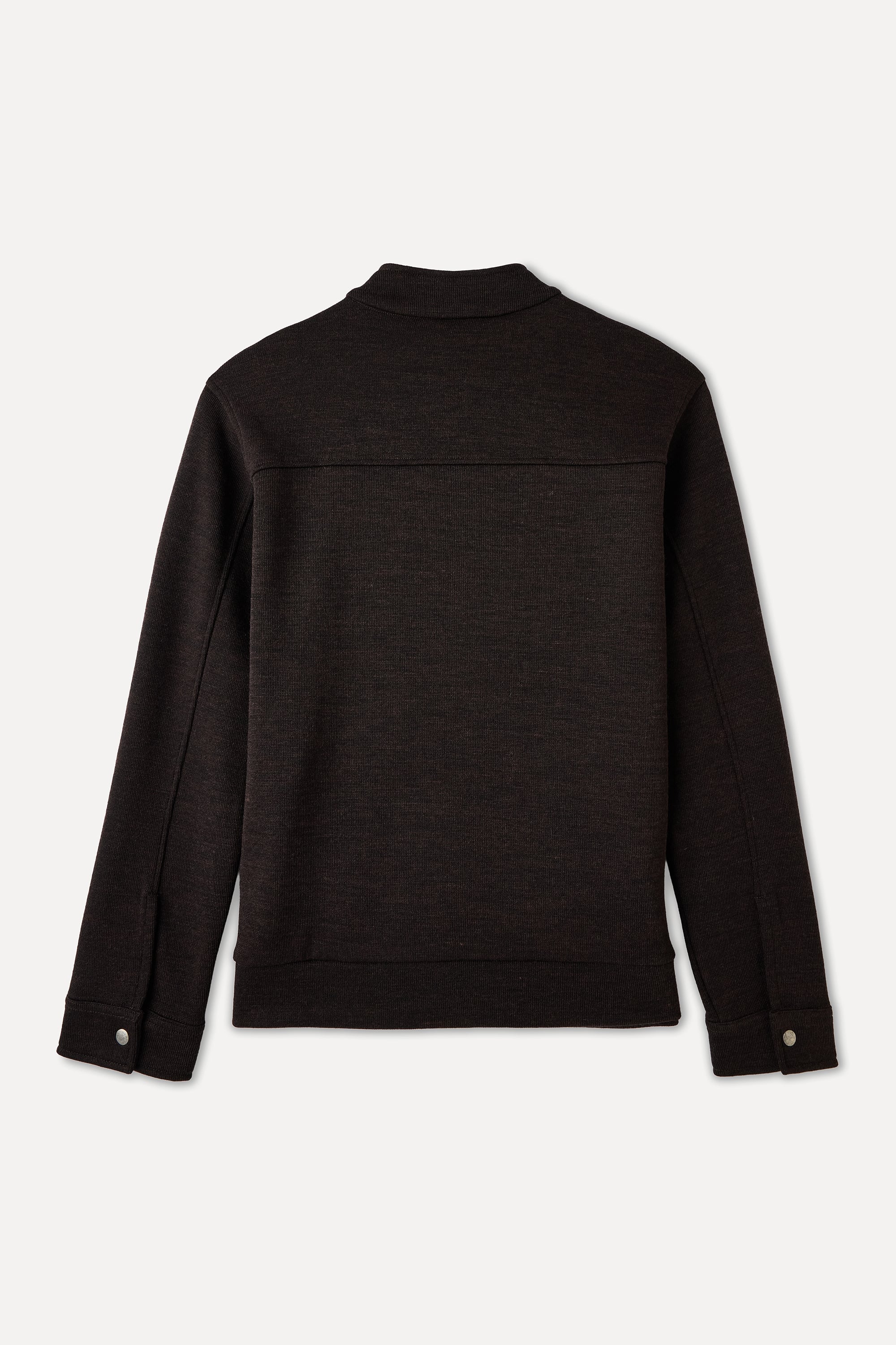 YÜN KARIŞIMLI FERMUARLI CASUAL CEKET