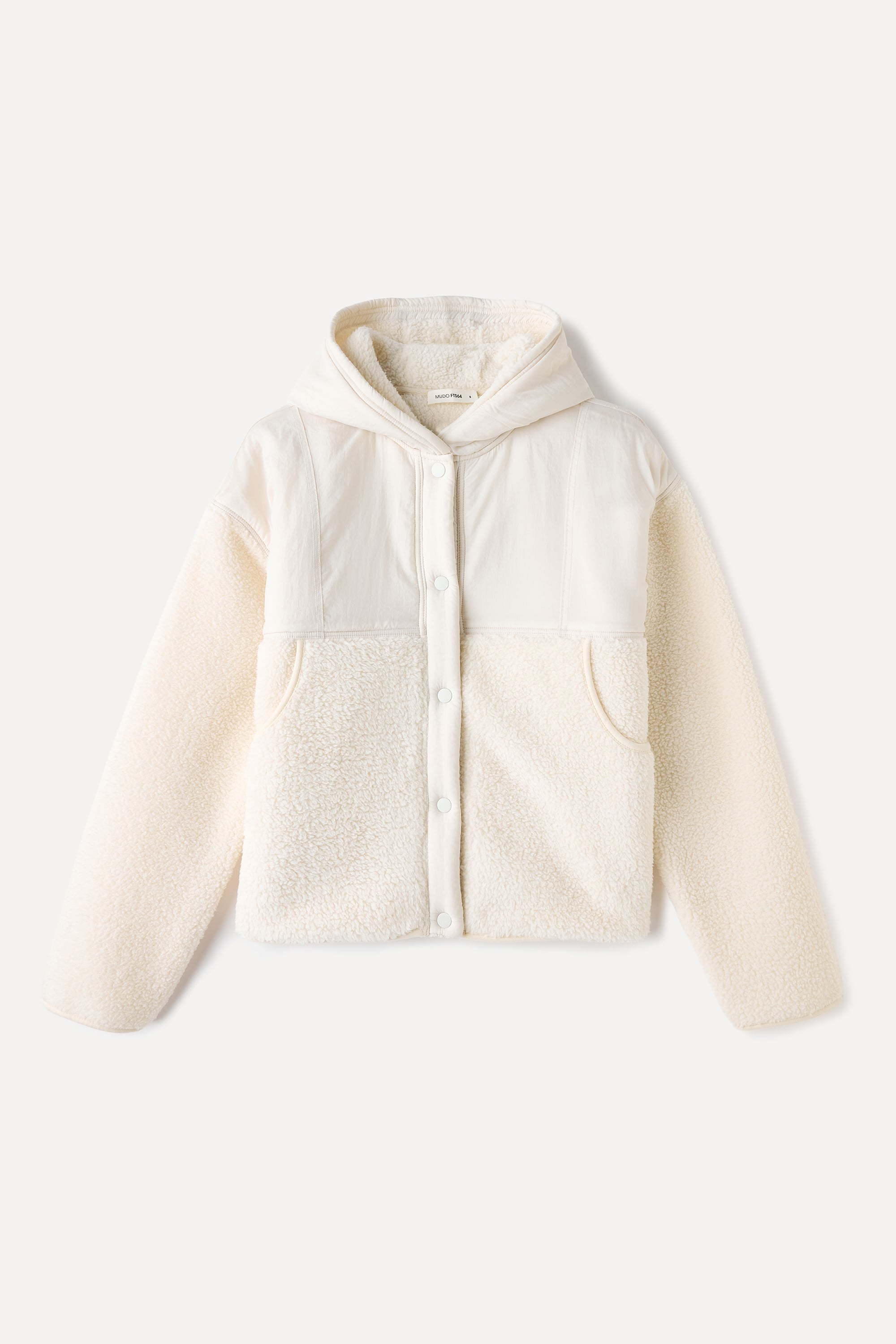 PELÜŞ DETAYLI OVERSIZE BOMBER CEKET