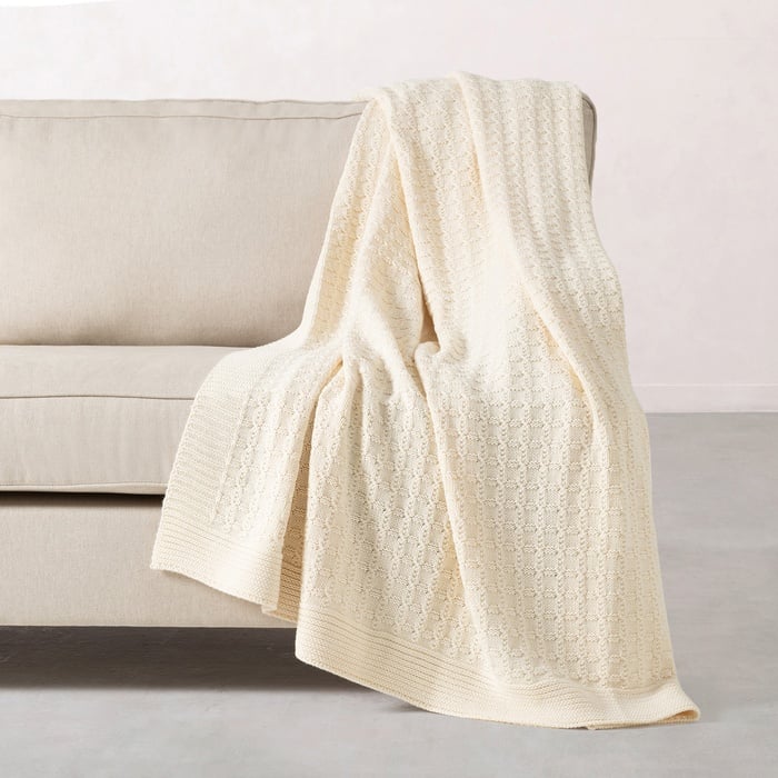 RACHEL KOLTUK ŞALI EKRU 130X170