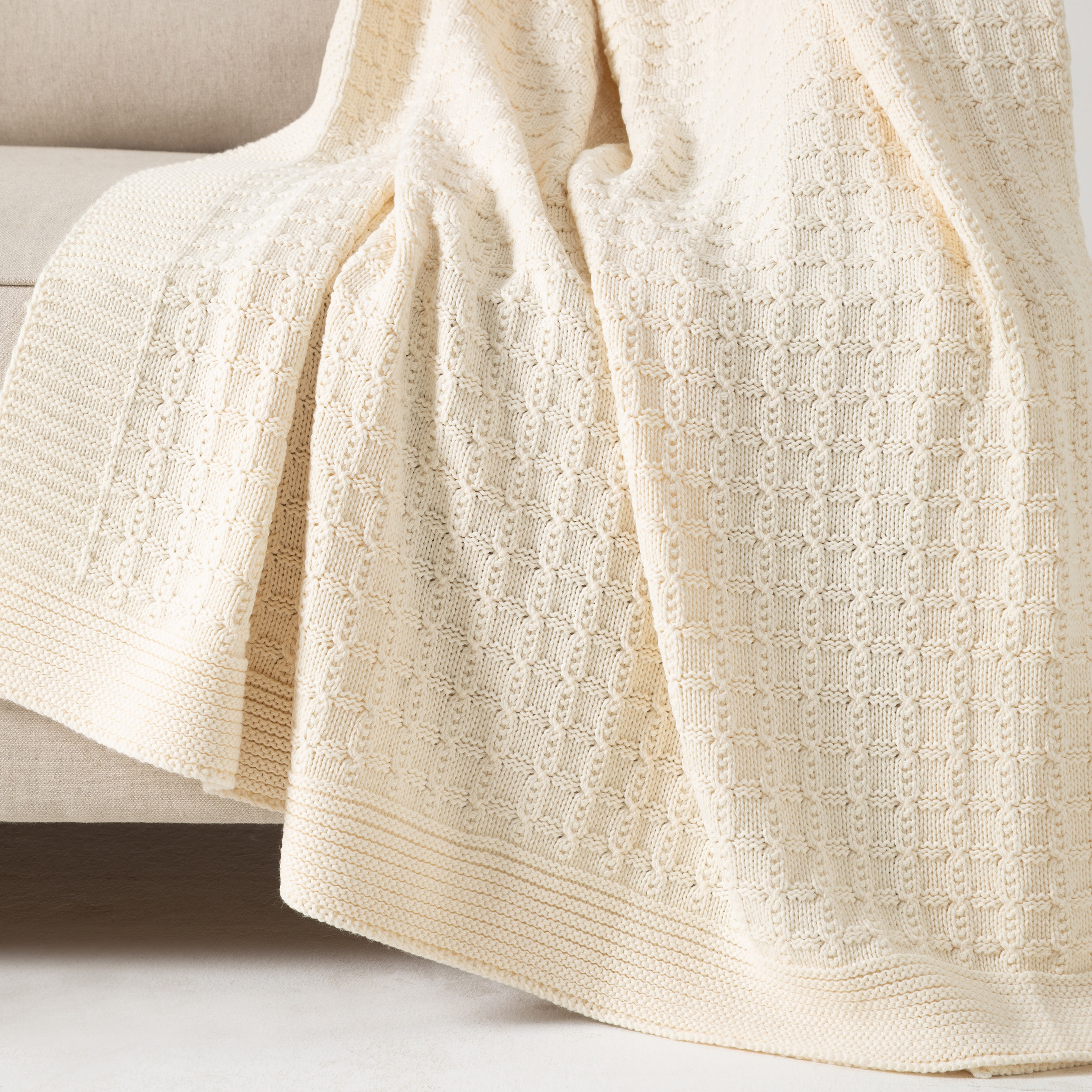 RACHEL KOLTUK ŞALI EKRU 130X170