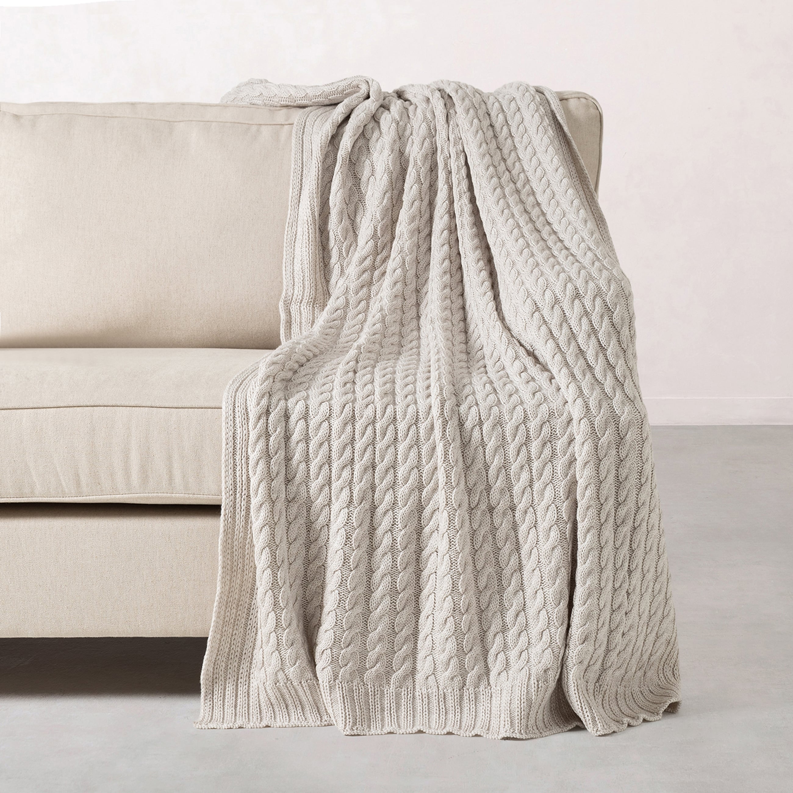 RANDY KOLTUK ŞALI EKRU 130X170