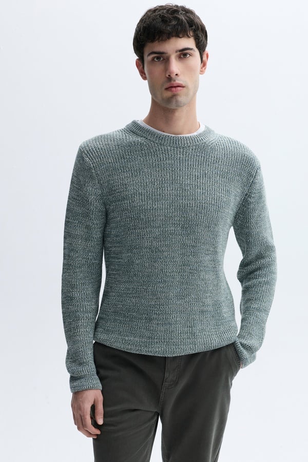 MULİNELİ BİSİKLET YAKA KAZAK