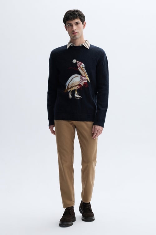  JAKARLI BİSİKLET YAKA KAZAK