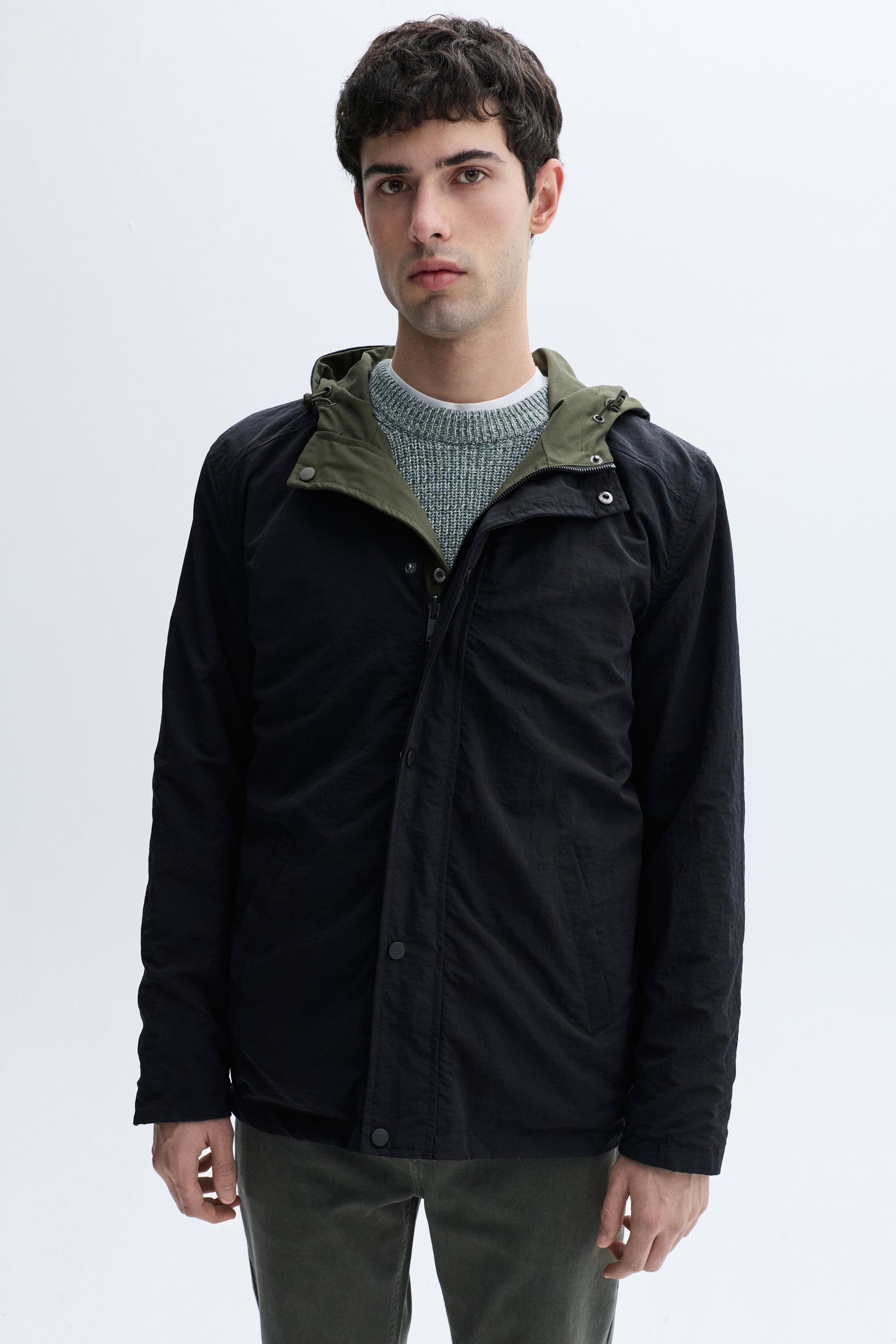 ÇİFT TARAFLI KAPÜŞONLU PARKA