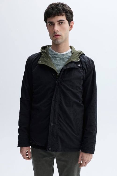 ÇİFT TARAFLI KAPÜŞONLU PARKA