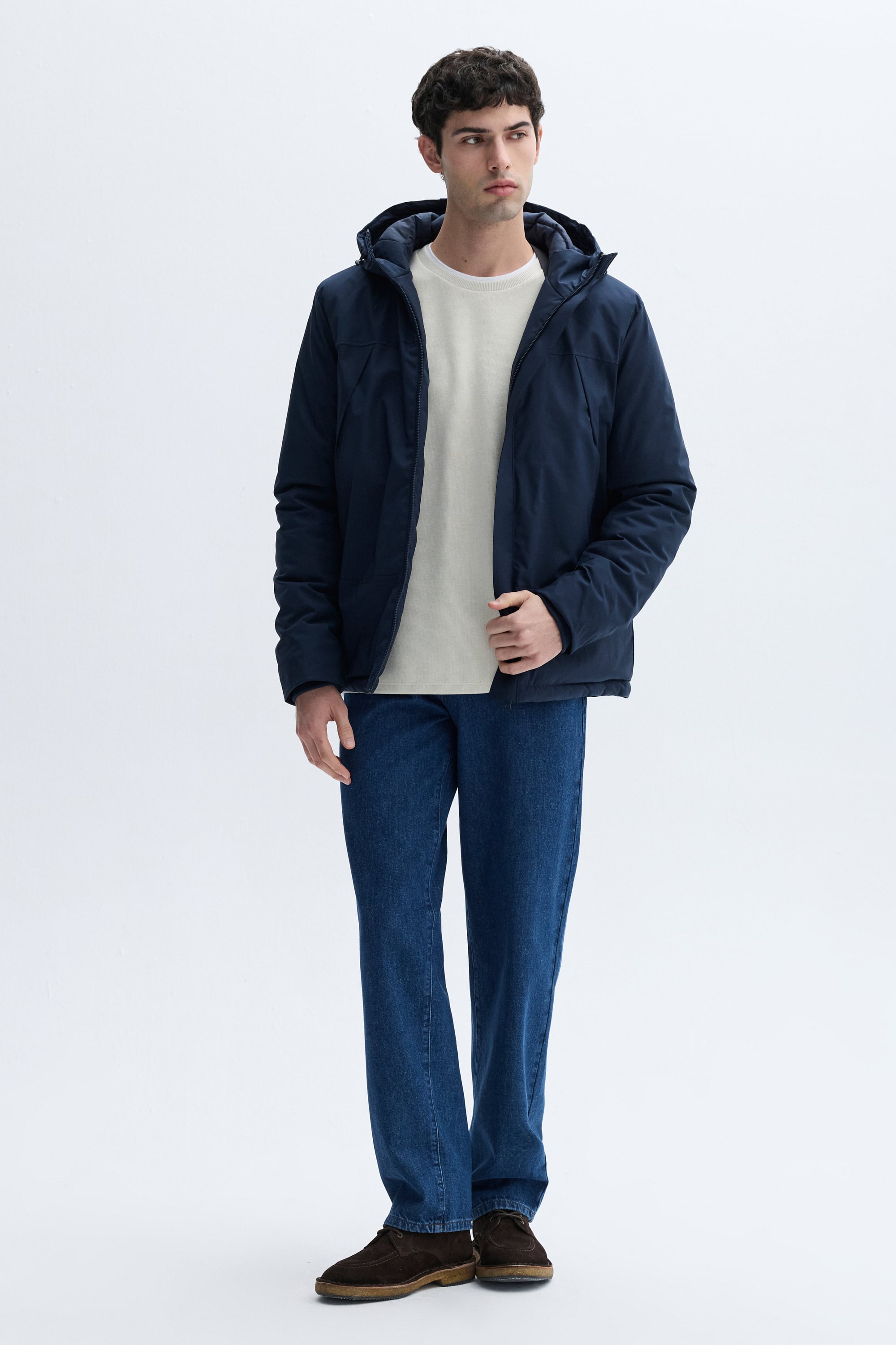 KAPÜŞONLU KISA MONT