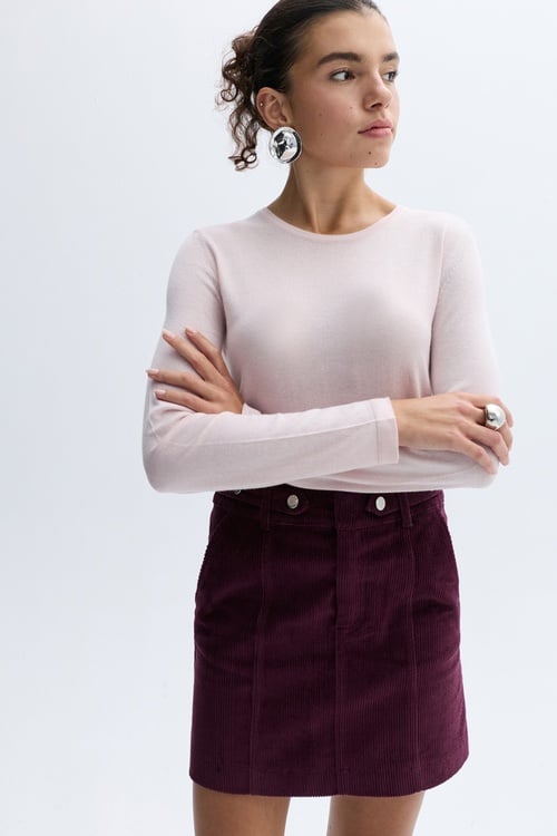 MODAL KARIŞIMLI BİSİKLET YAKA TRİKO KAZAK