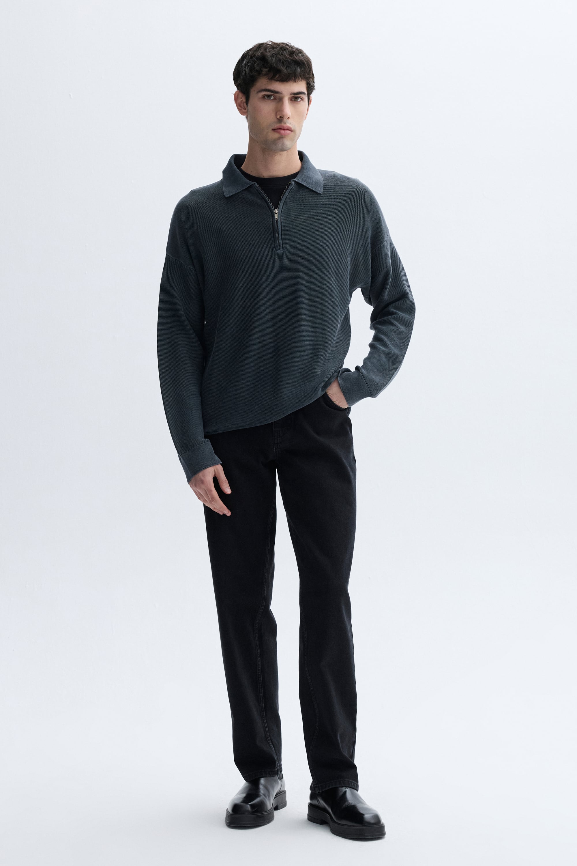 OVERSIZE POLO YAKA KAZAK