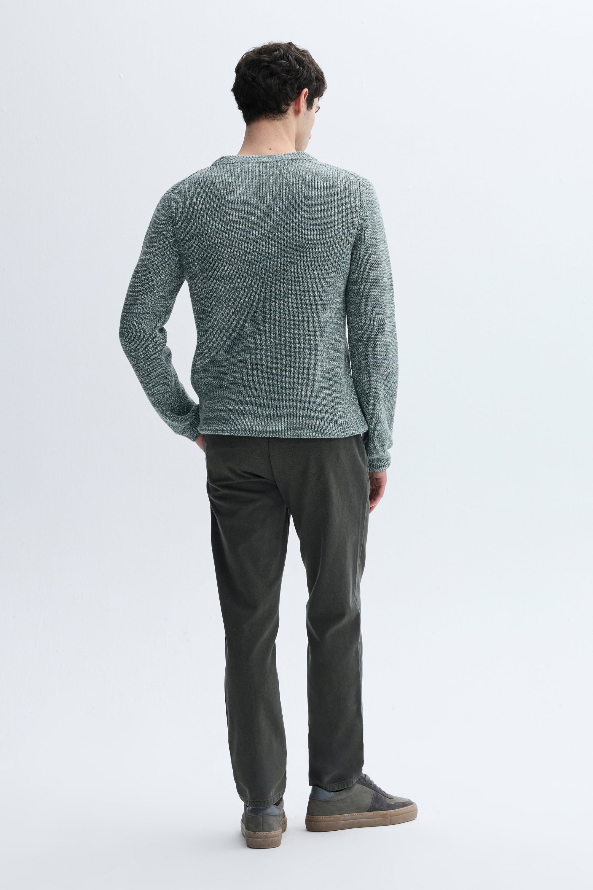 MULİNELİ BİSİKLET YAKA KAZAK