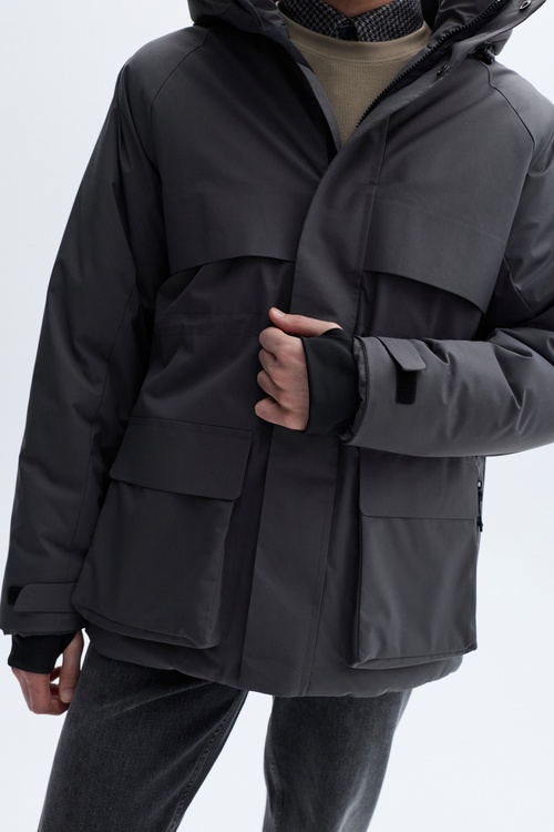  CEP DETAYLI KAPÜŞONLU MONT