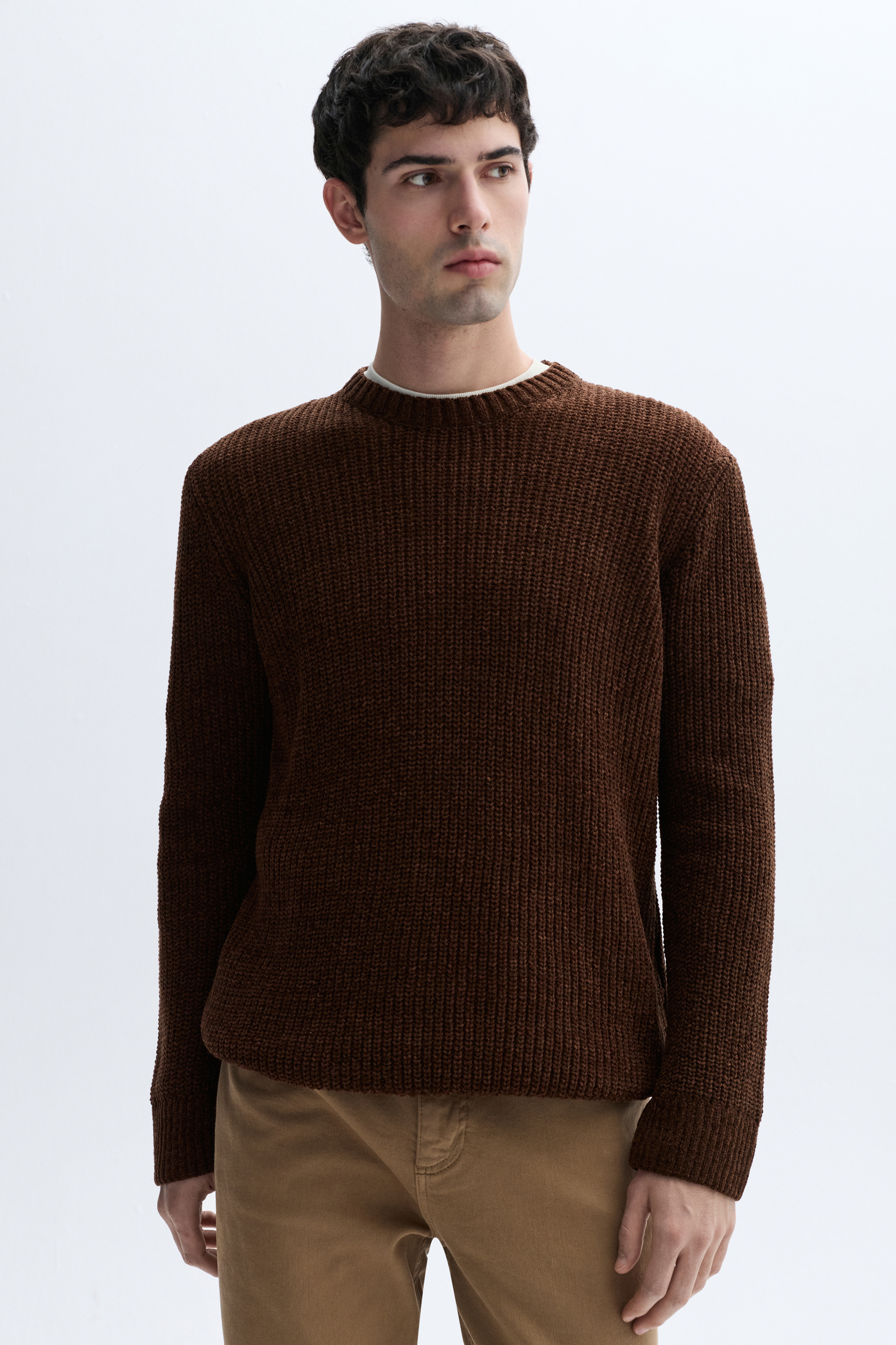 BİSİKLET YAKA ÖRGÜ KAZAK