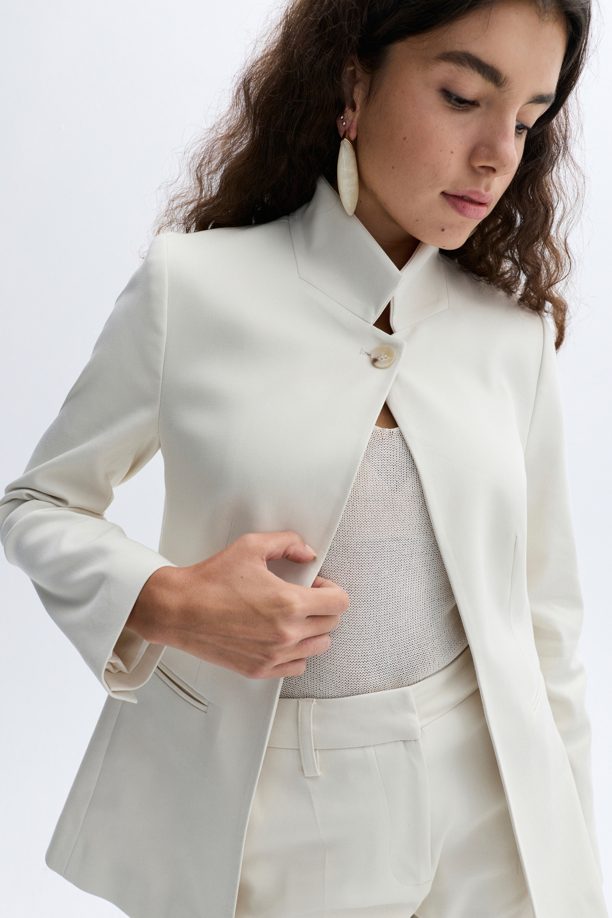 TEK DÜĞMELİ BLAZER CEKET