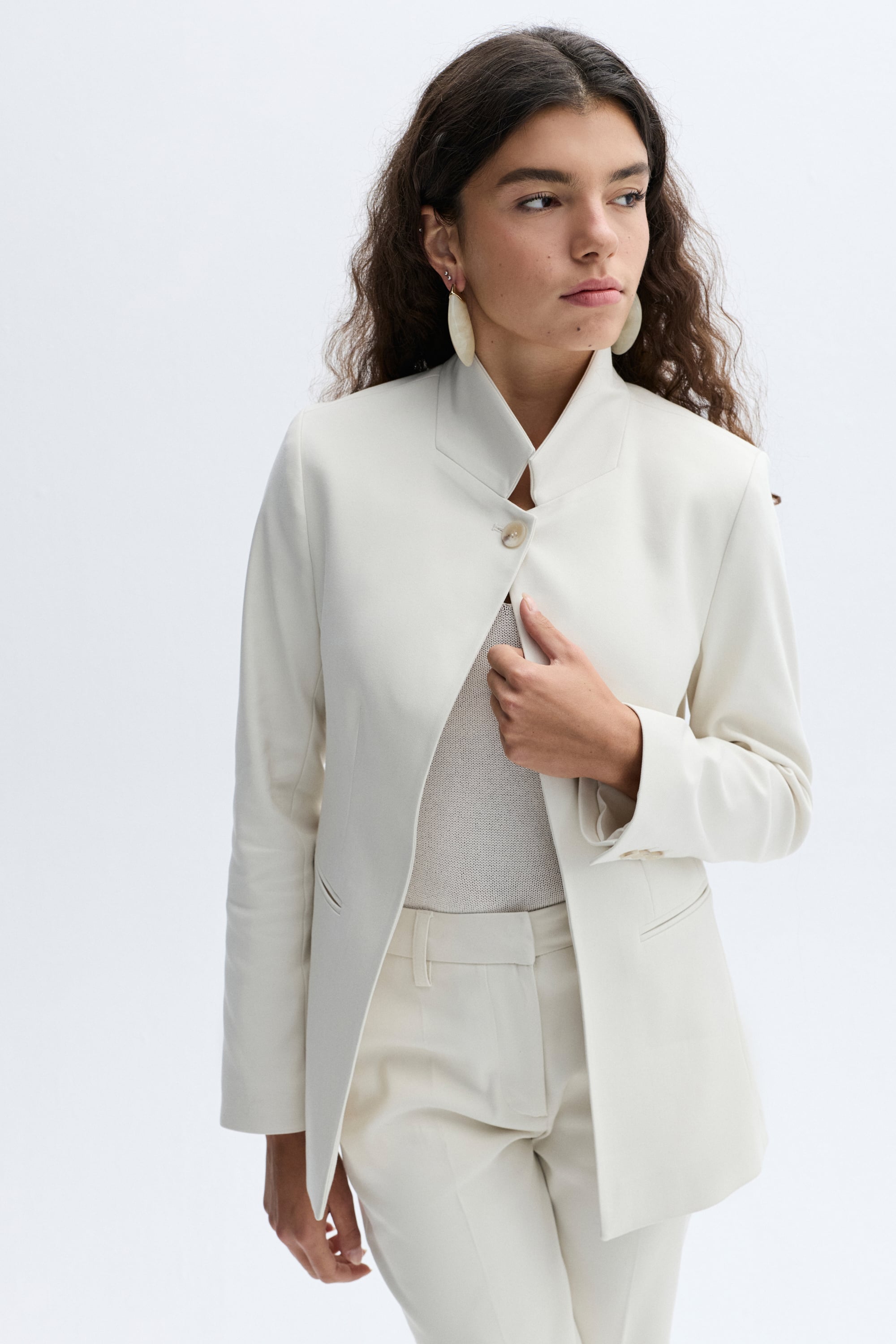 TEK DÜĞMELİ BLAZER CEKET