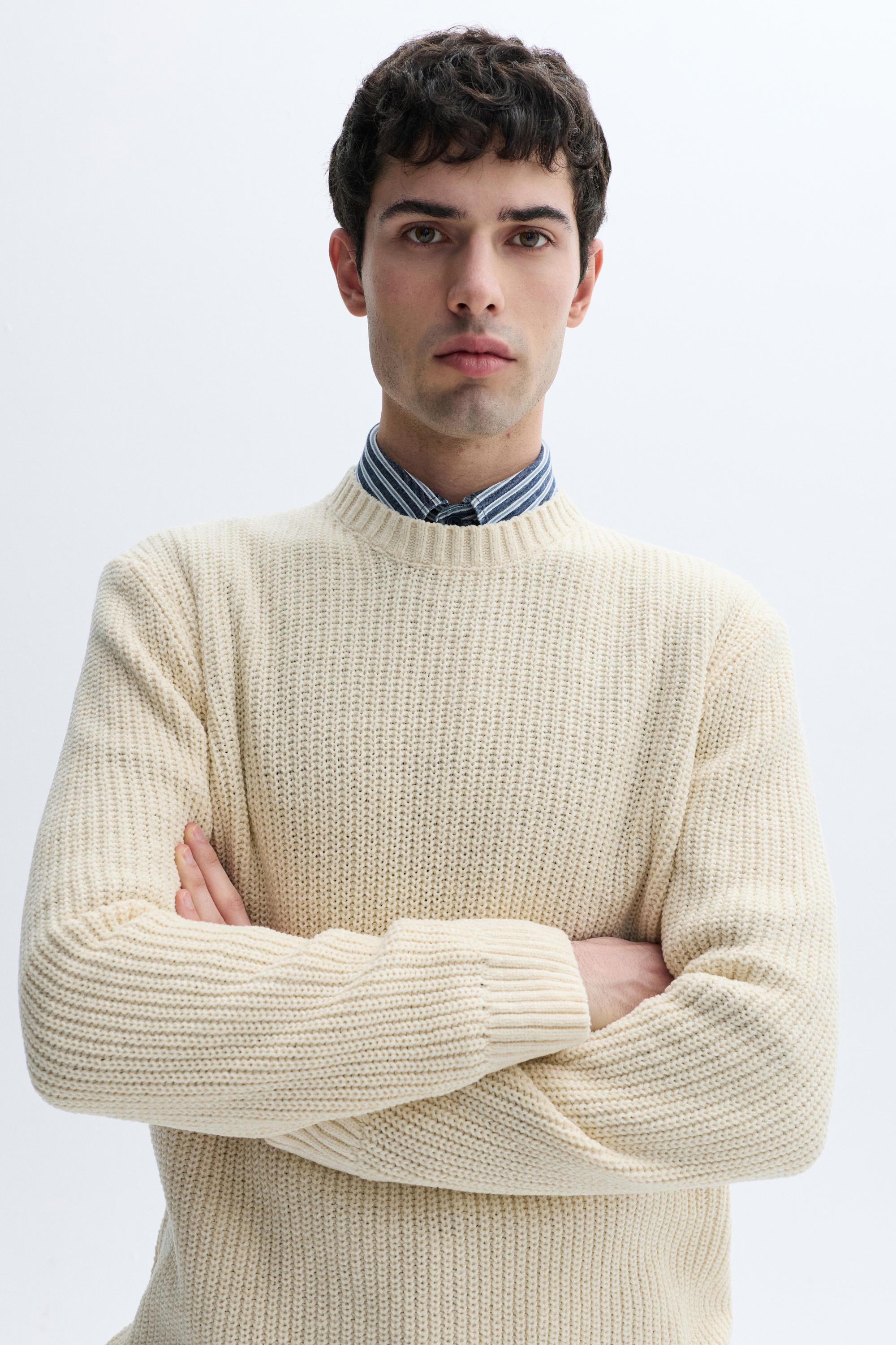 BİSİKLET YAKA ÖRGÜ KAZAK