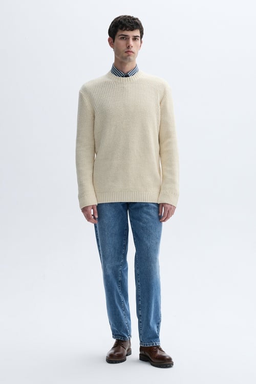 BİSİKLET YAKA ÖRGÜ KAZAK