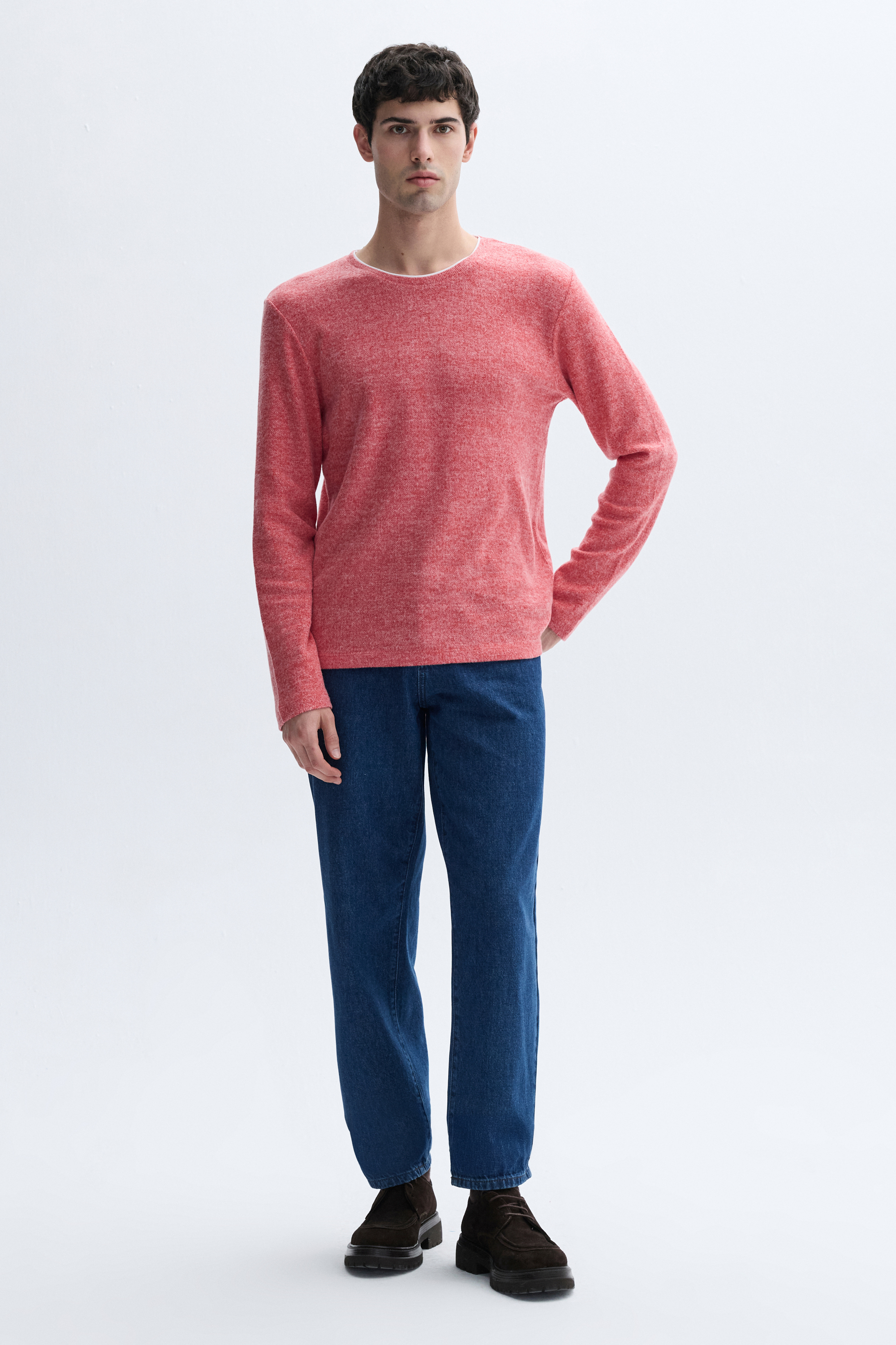 BİSİKLET YAKA SWEATSHIRT