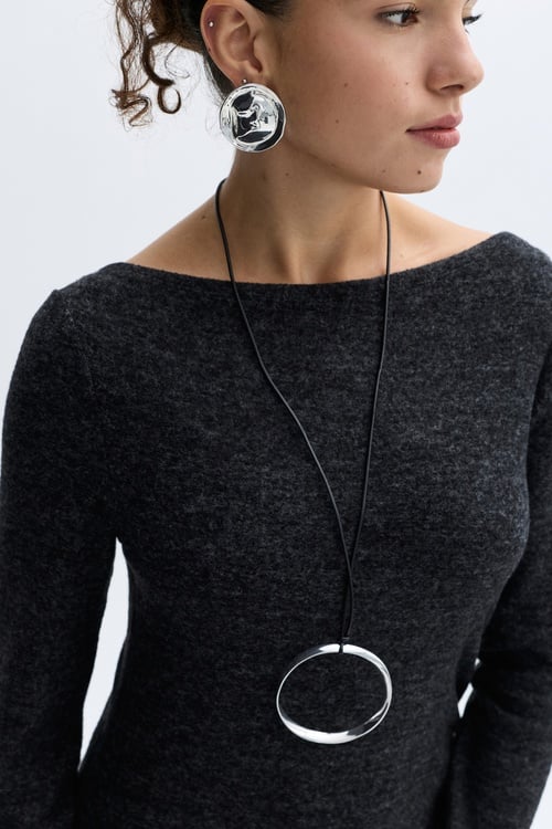 FITTED YIRTMAÇLI UZUN ELBİSE